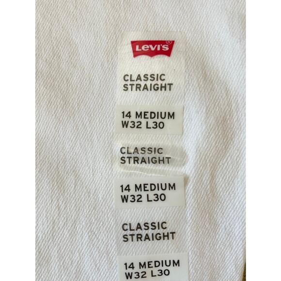 Levi’s Original Women's Classic Straight Fit Jeans Size 14 Medium - Picture 4 of 7